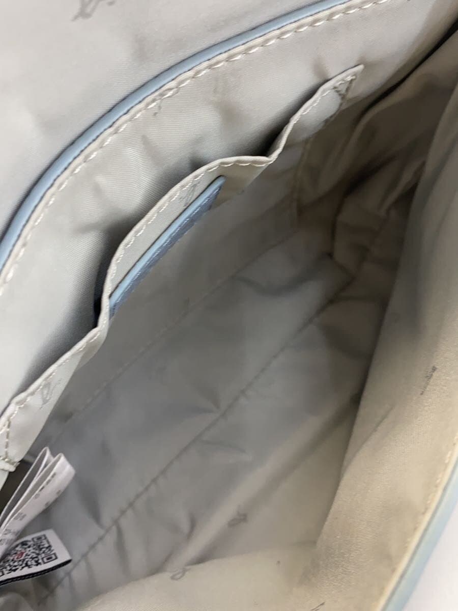 agnes b. Shoulder Bag Cowhide BLU Solid 1S12F－08 Blue Light Blue 6