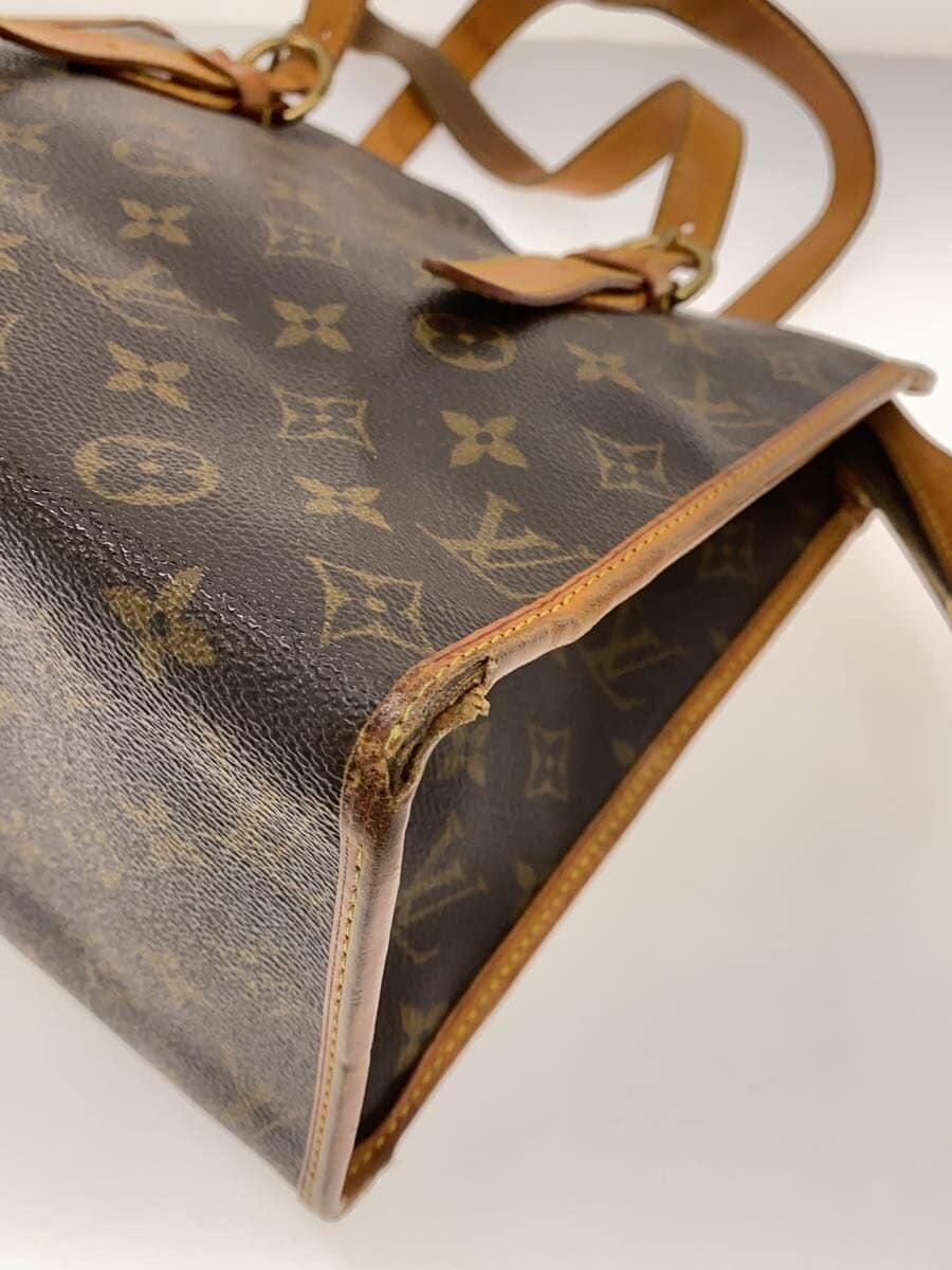 LOUIS VUITTON Popincourt O Monogram Canvas PVC BRW M40007 7
