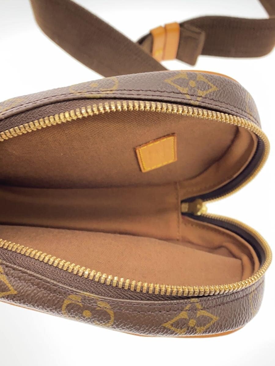 LOUIS VUITTON Pochette Gange Monogram Canvas Leather BRW Allover Pattern M51870 6