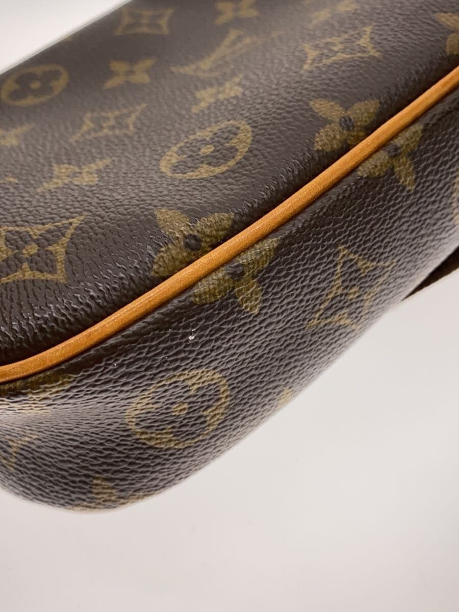 LOUIS VUITTON Pochette Gange Monogram Canvas Leather BRW Allover Pattern M51870 8