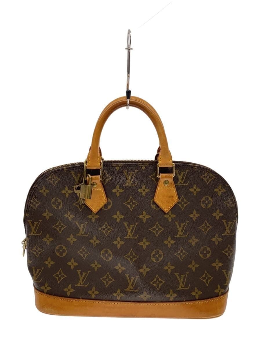 LOUIS VUITTON 1) Alma Monogram Canvas PVC BRW M51130