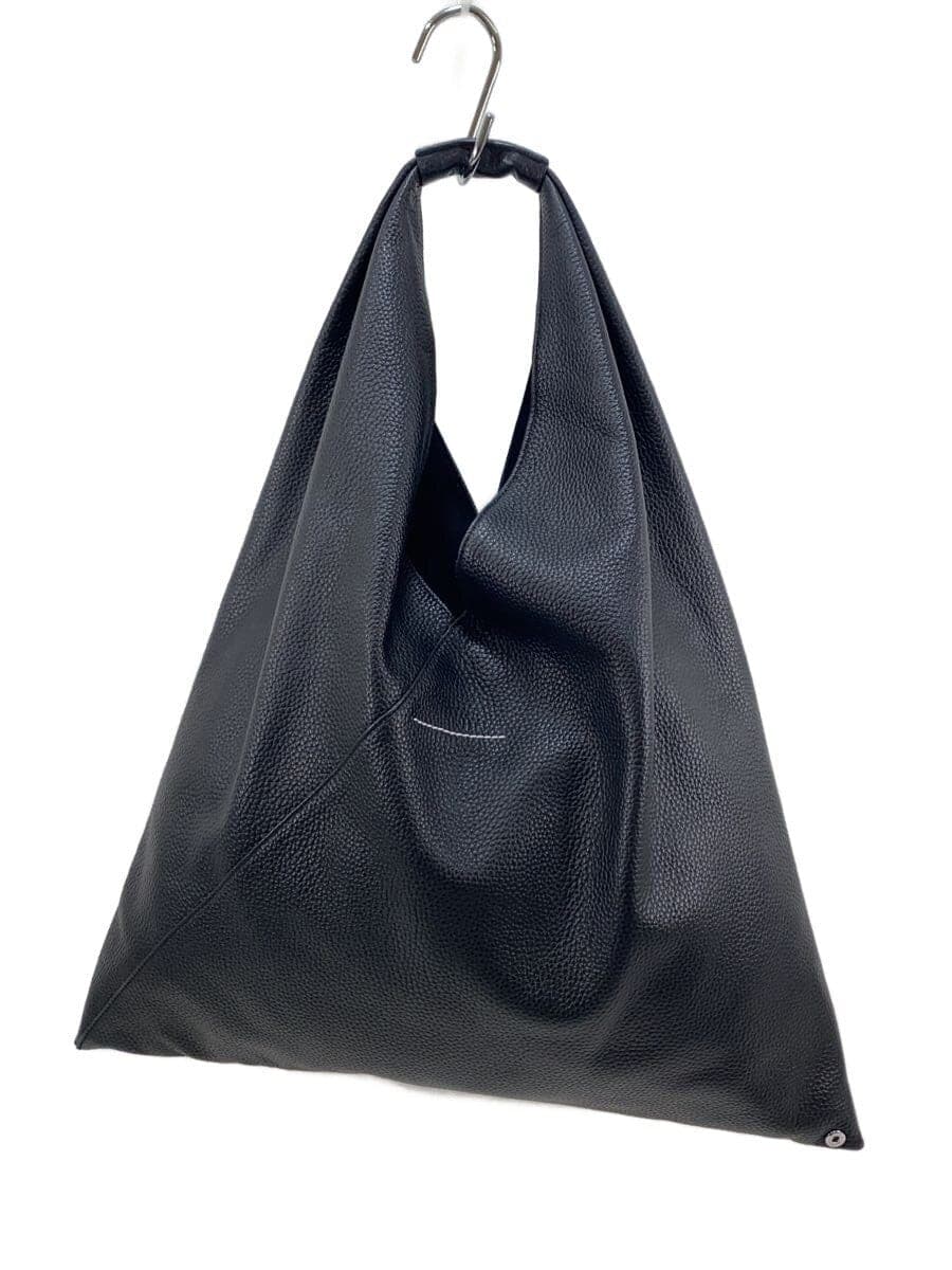 MM625aw Japanese Tote Triangle Tote Bag Leather BLK s54wd0039 p4344