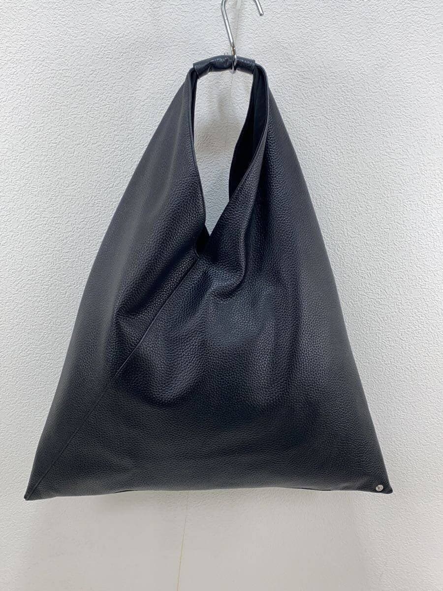 MM625aw Japanese Tote Triangle Tote Bag Leather BLK s54wd0039 p4344 3