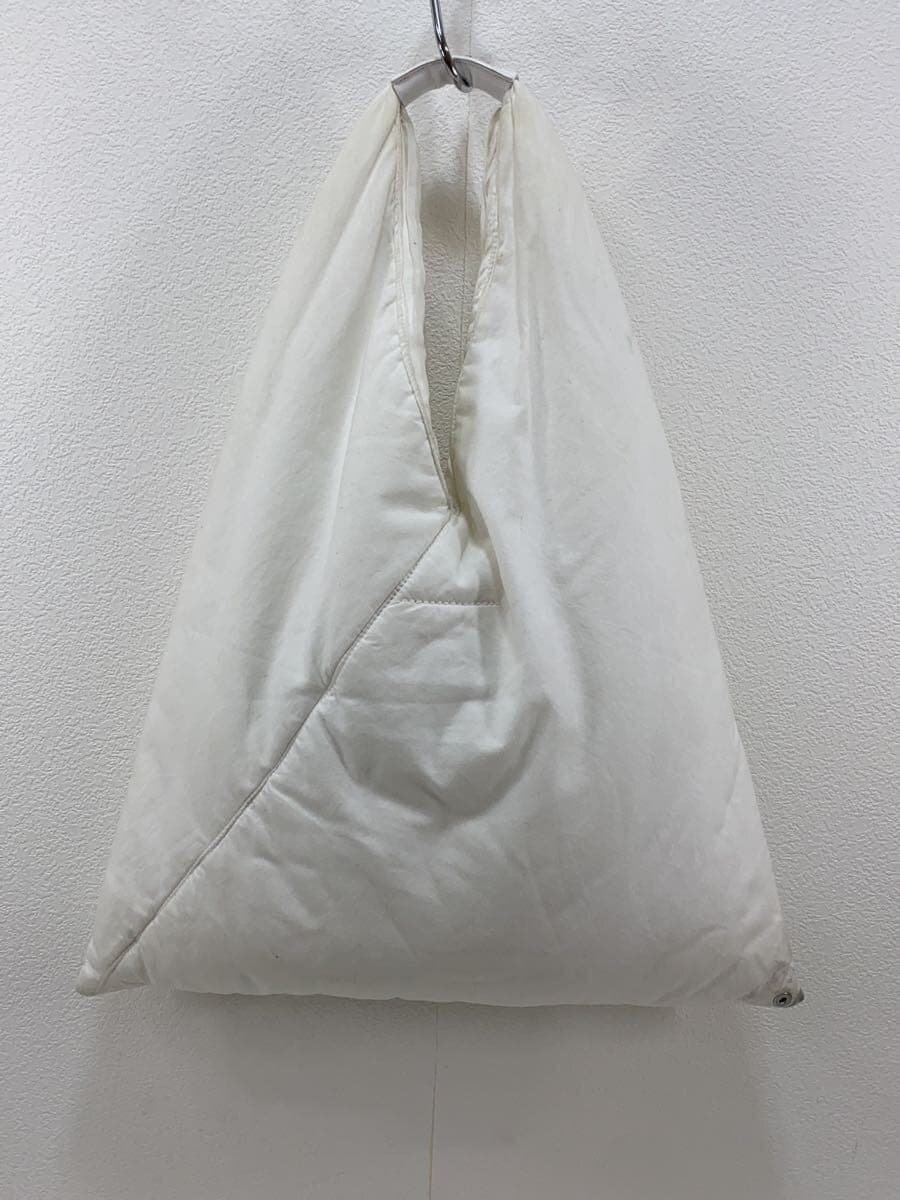 MM619AW Japanese Tote Cotton WHT Solid S54WD0039 P2869 With Stain 3