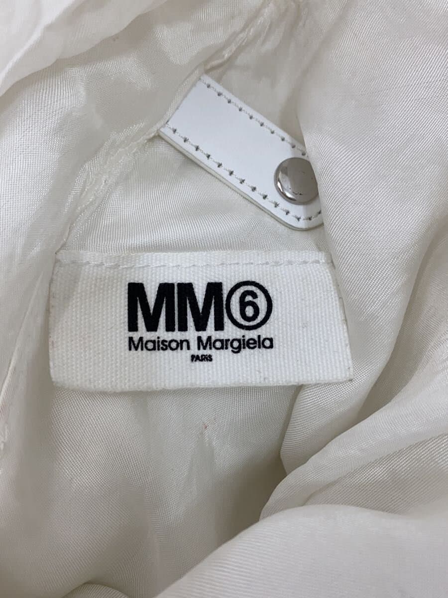 MM619AW Japanese Tote Cotton WHT Solid S54WD0039 P2869 With Stain 6