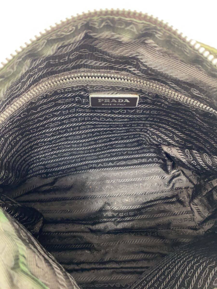 PRADA Tessuto Deteriorated Considered Shoulder Bag Nylon KHK Solid 8