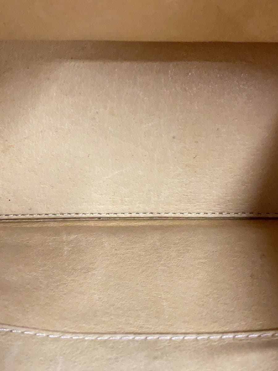 BALLY Handbag Leather BLK Yellowing Consider Condition 6