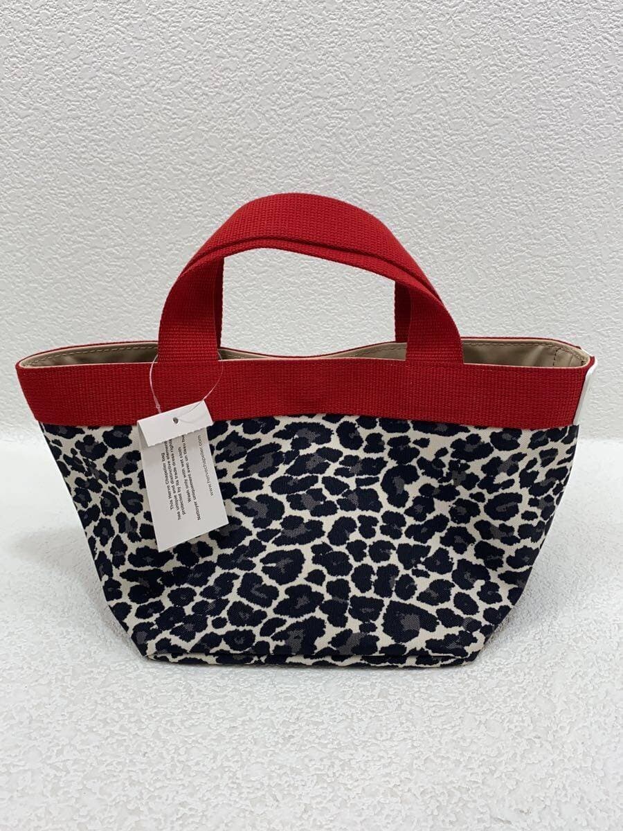 Herve Chapelier With Tag Panther Brown Boat Shape Tote S Tote Bag BEG All Over Pattern 701FB 4