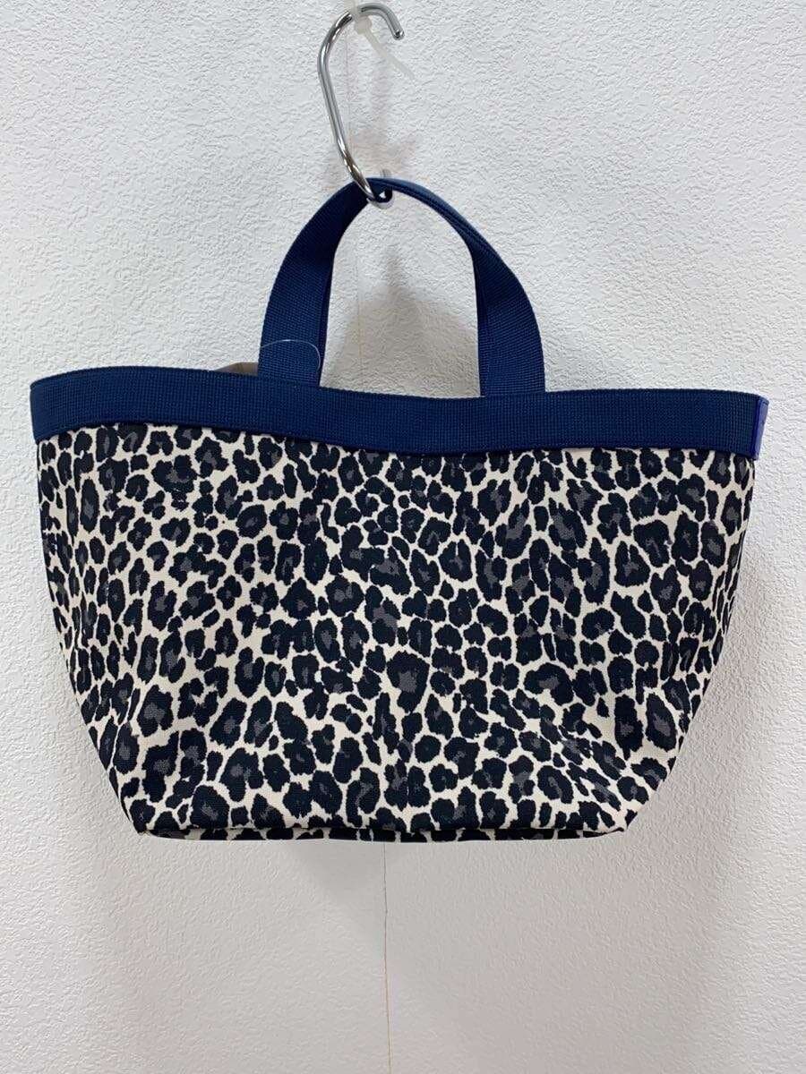 Herve Chapelier With Tag Panther Brown Made to Order Boat Shape Tote Square Tote BEG All Over Pattern 4