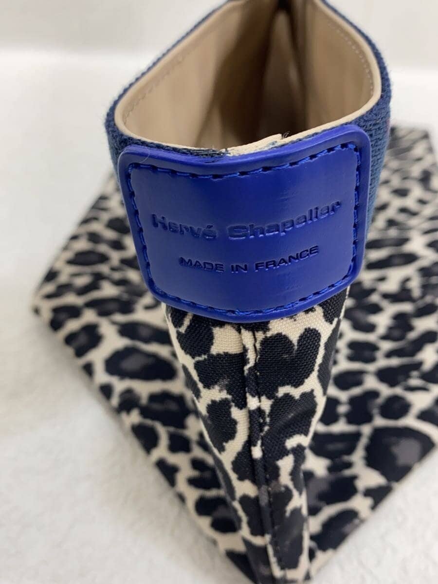 Herve Chapelier With Tag Panther Brown Made to Order Boat Shape Tote Square Tote BEG All Over Pattern 6