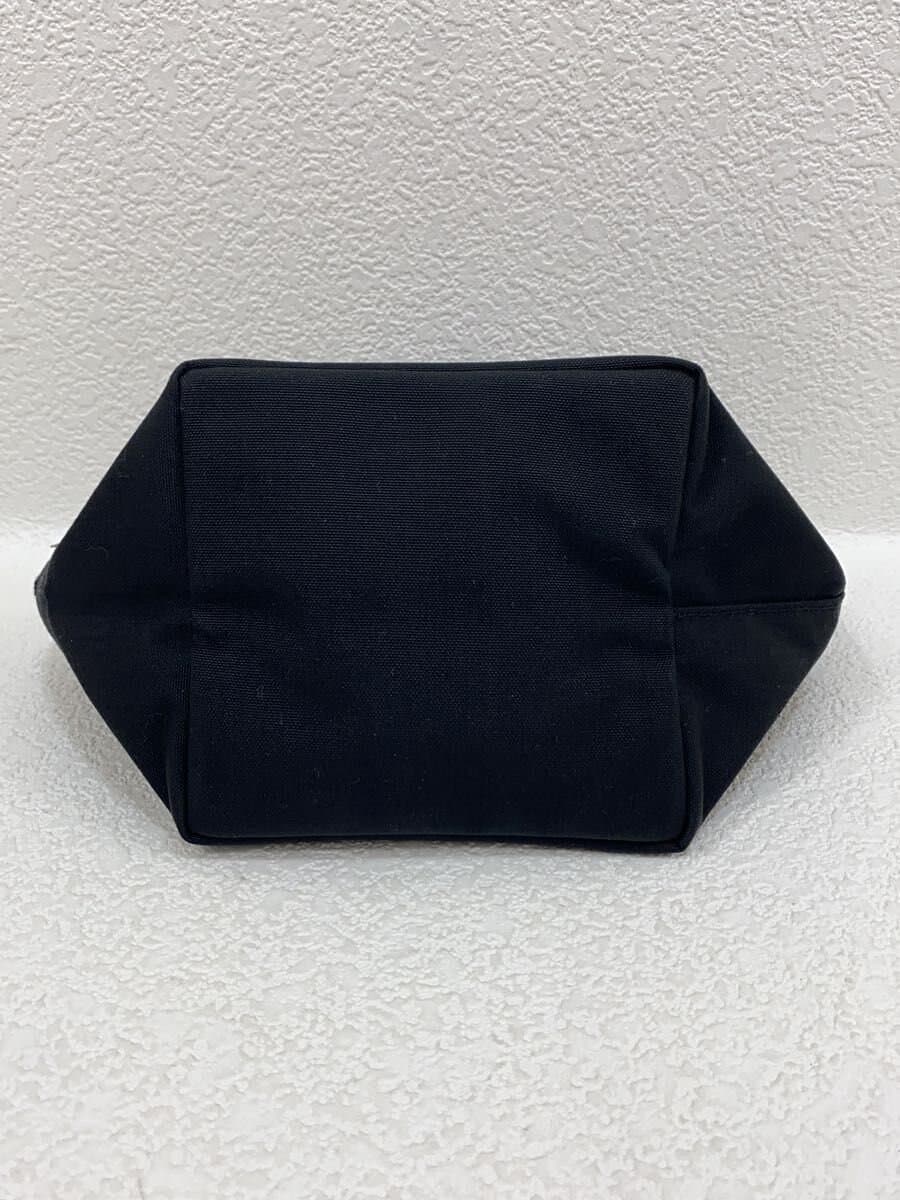 Herve Chapelier With Tag Boat Shape Tote S Noir x Noir Handbag BLK Solid 2701C 4