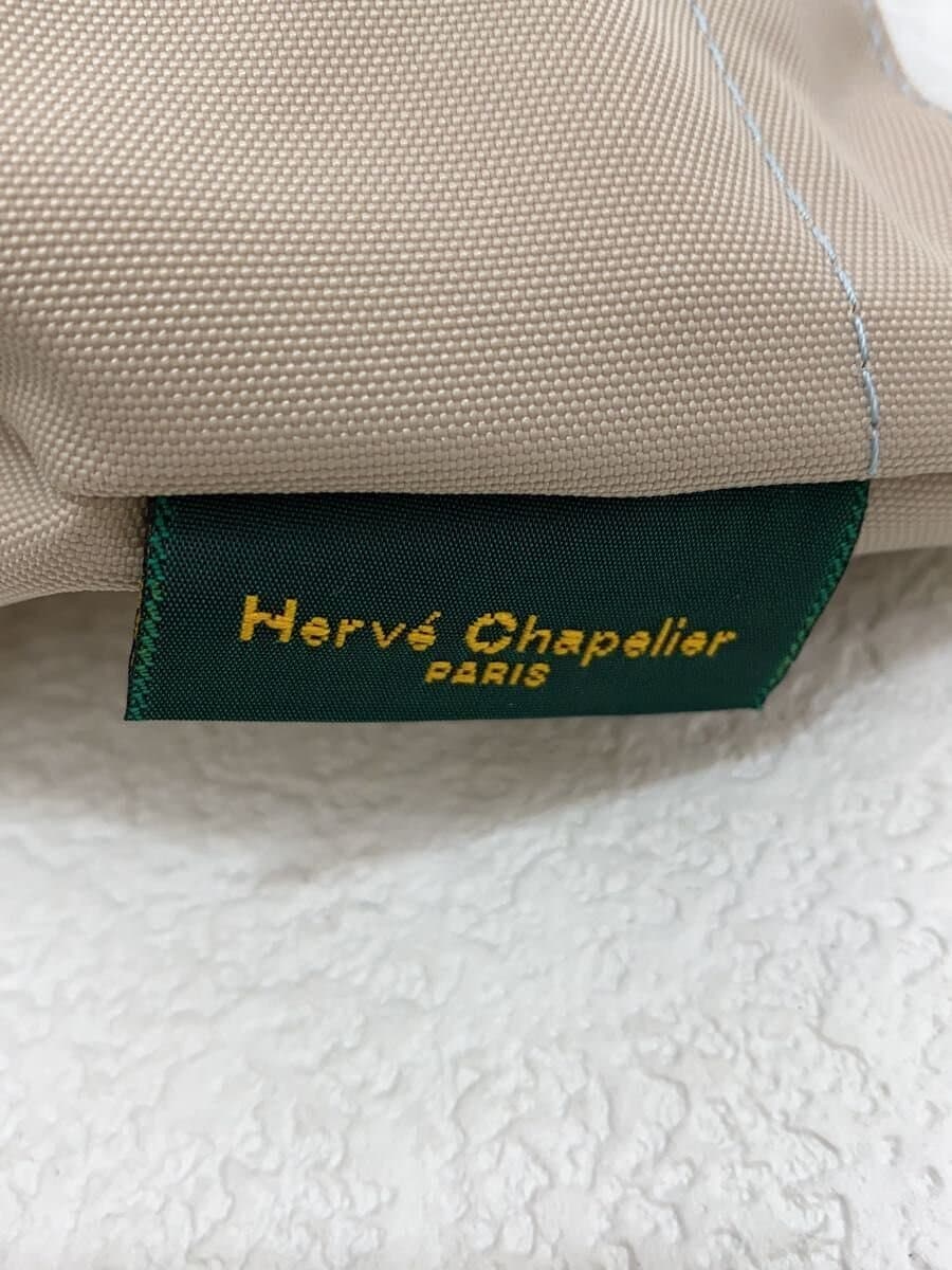 Herve Chapelier With Tag Nylon Boat Shape Tote S Handbag GRY Solid 901N 6