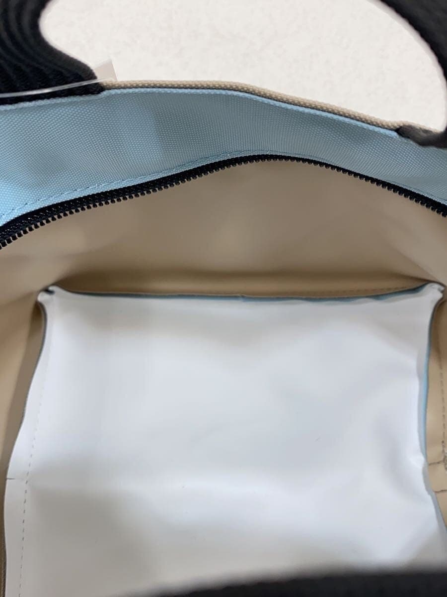 Herve Chapelier With Tag Nylon Boat Shape Tote S Handbag GRY Solid 901N 7