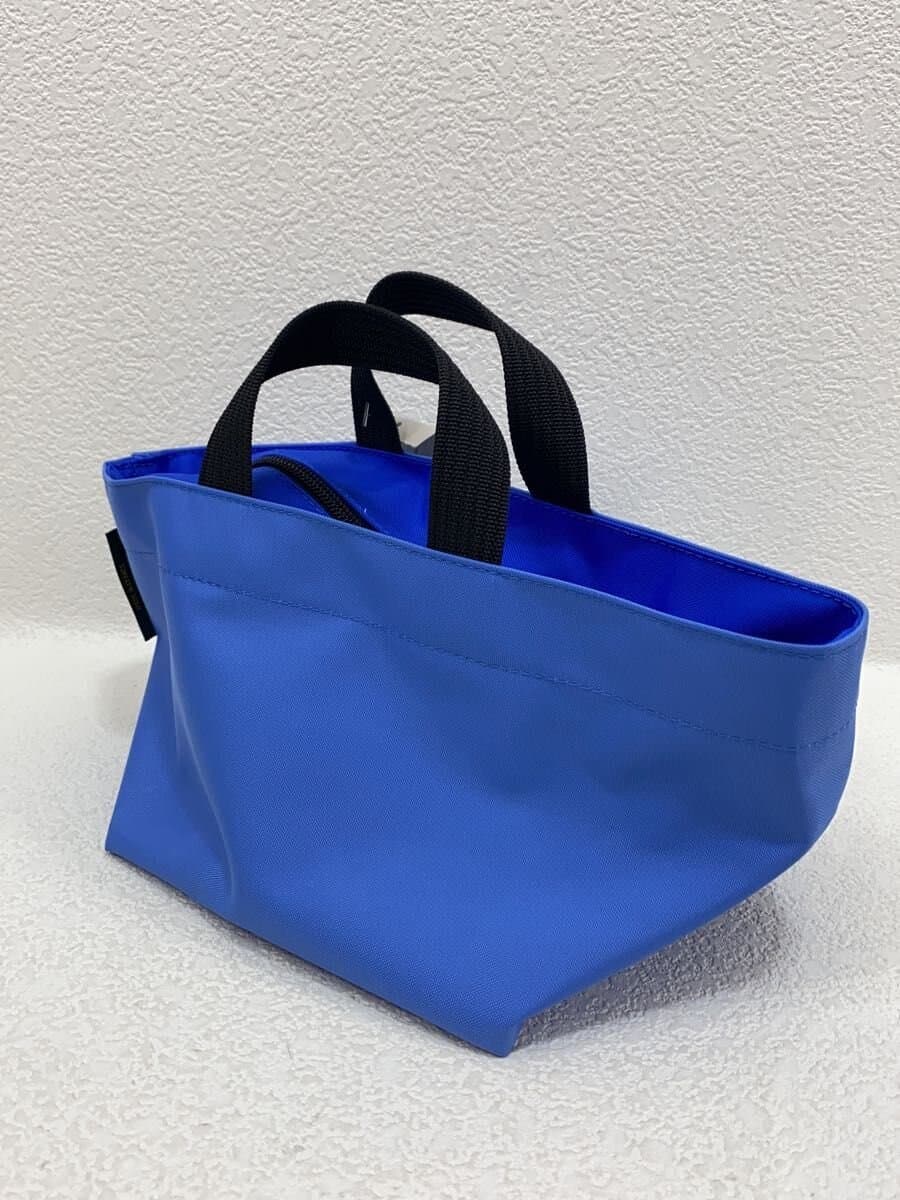 Herve Chapelier With Tag Nylon Boat Shape Tote S Handbag BLU Solid 901N 2