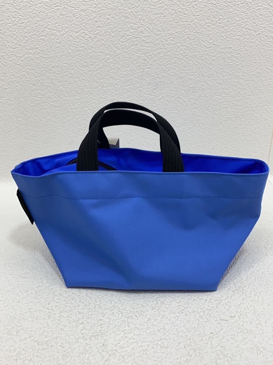 Herve Chapelier With Tag Nylon Boat Shape Tote S Handbag BLU Solid 901N 4