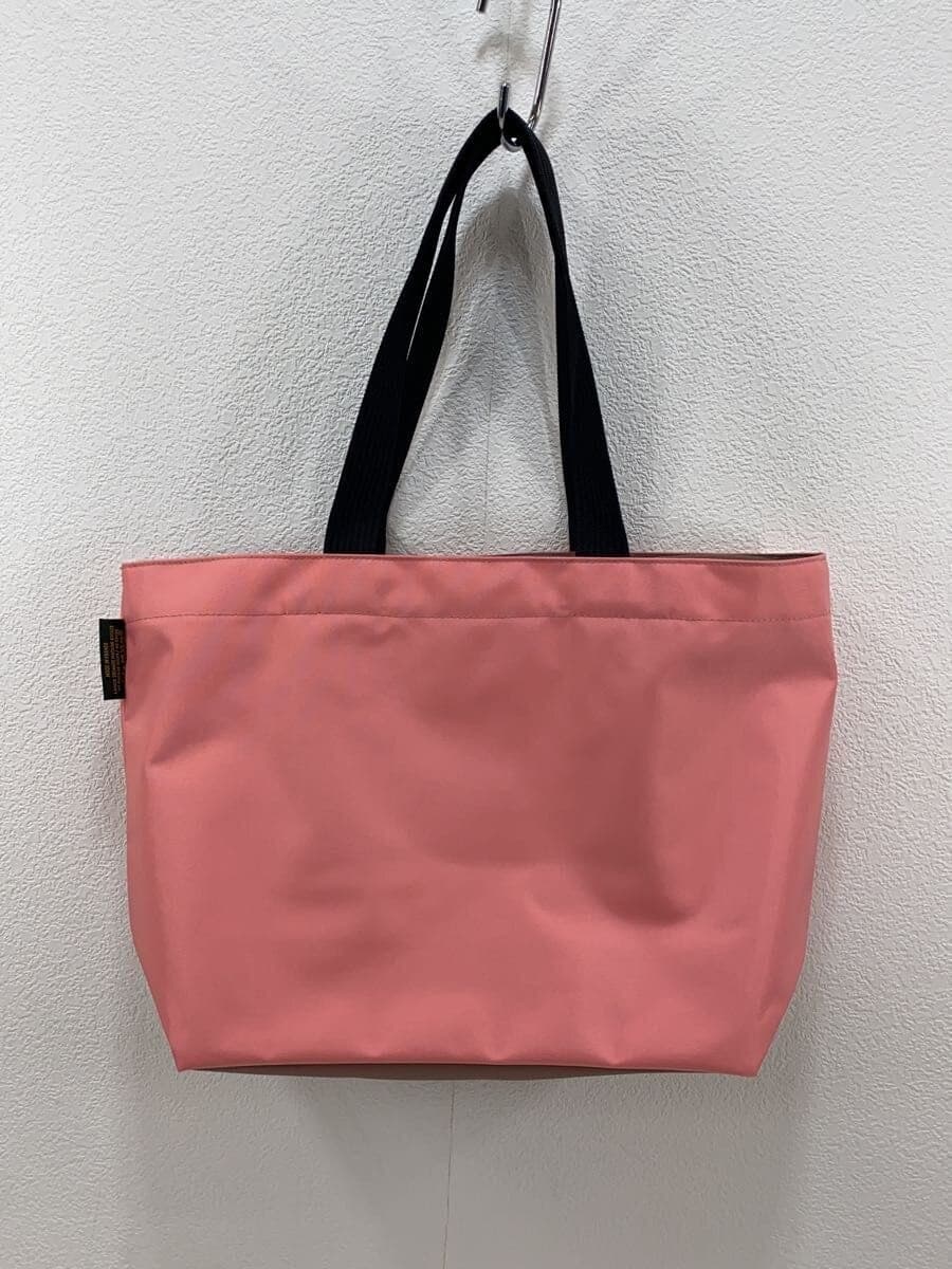 Herve Chapelier With Tag 25SS Boat Shape Tote Nylon Square Shoulder PNK Solid 1024N 4