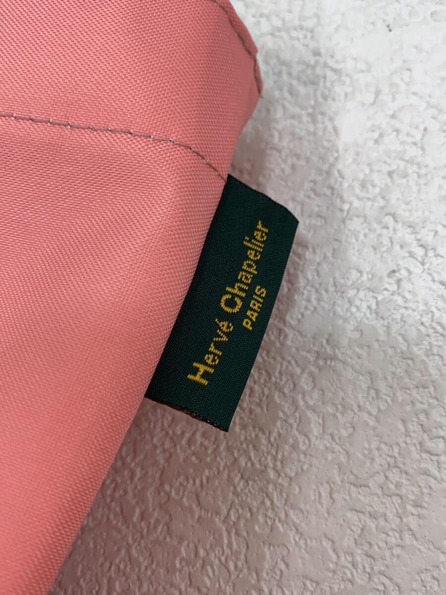 Herve Chapelier With Tag 25SS Boat Shape Tote Nylon Square Shoulder PNK Solid 1024N 6