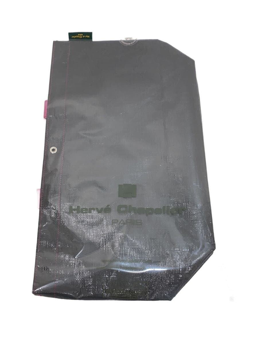 Herve Chapelier With Tag Marche Bag M Boat Shape Tote GRY Solid 2012PP