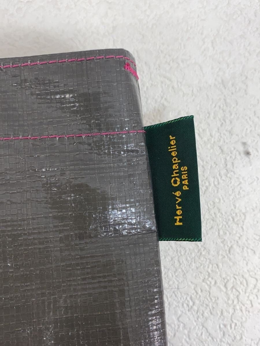 Herve Chapelier With Tag Marche Bag M Boat Shape Tote GRY Solid 2012PP 5