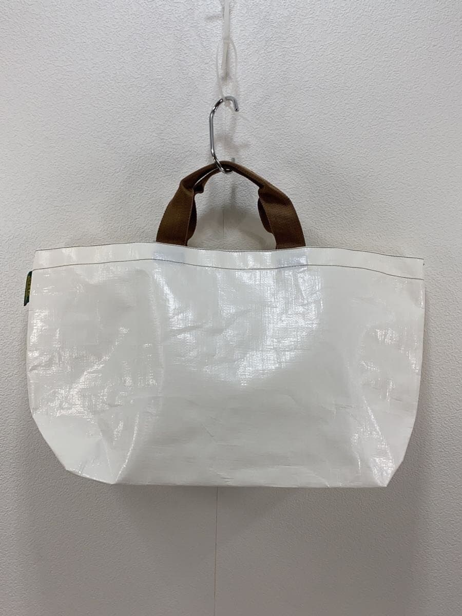 Herve Chapelier With Tag Marche Shoulder Bag L Boat Shape Tote WHT Solid 4014PP 3