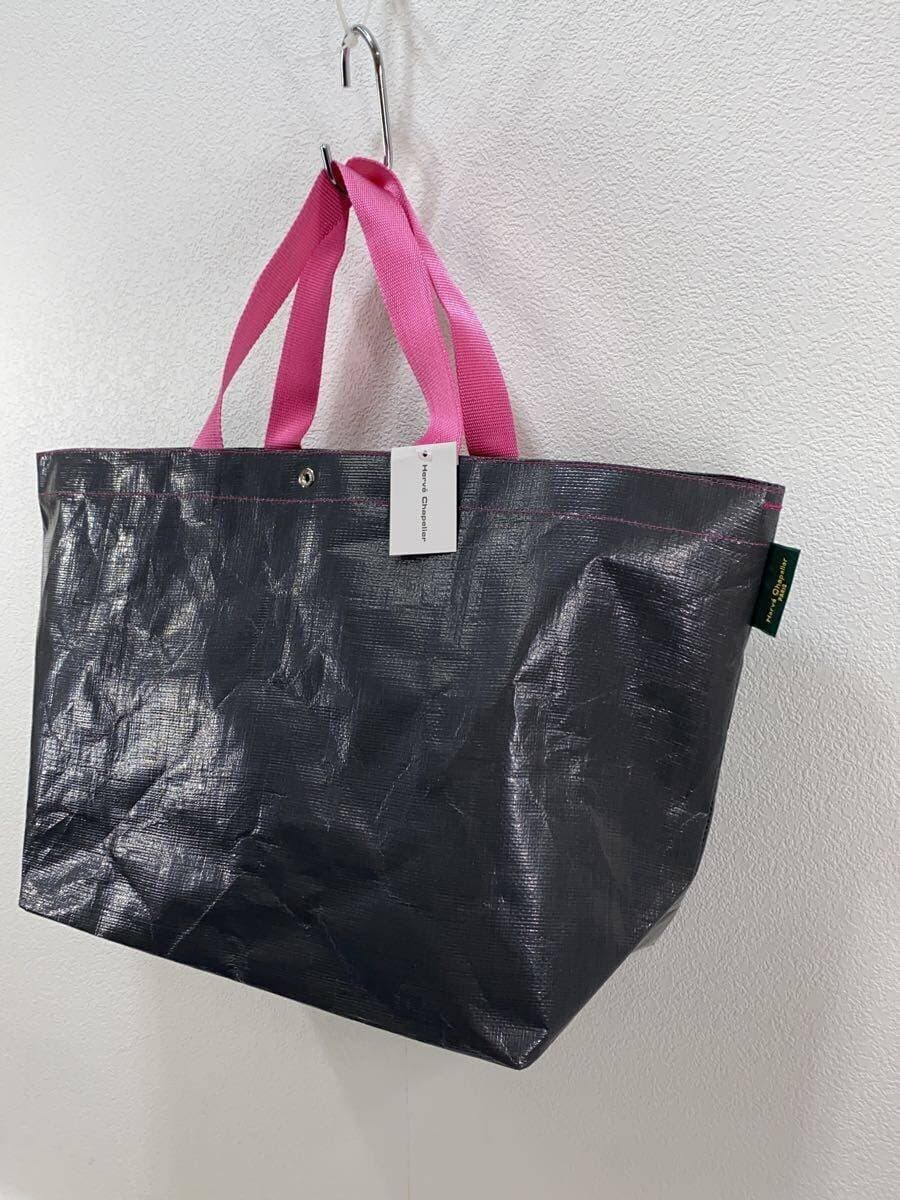 Herve Chapelier With Tag Marche Shoulder Bag L Boat Shape Tote GRY Solid 4014PP 3