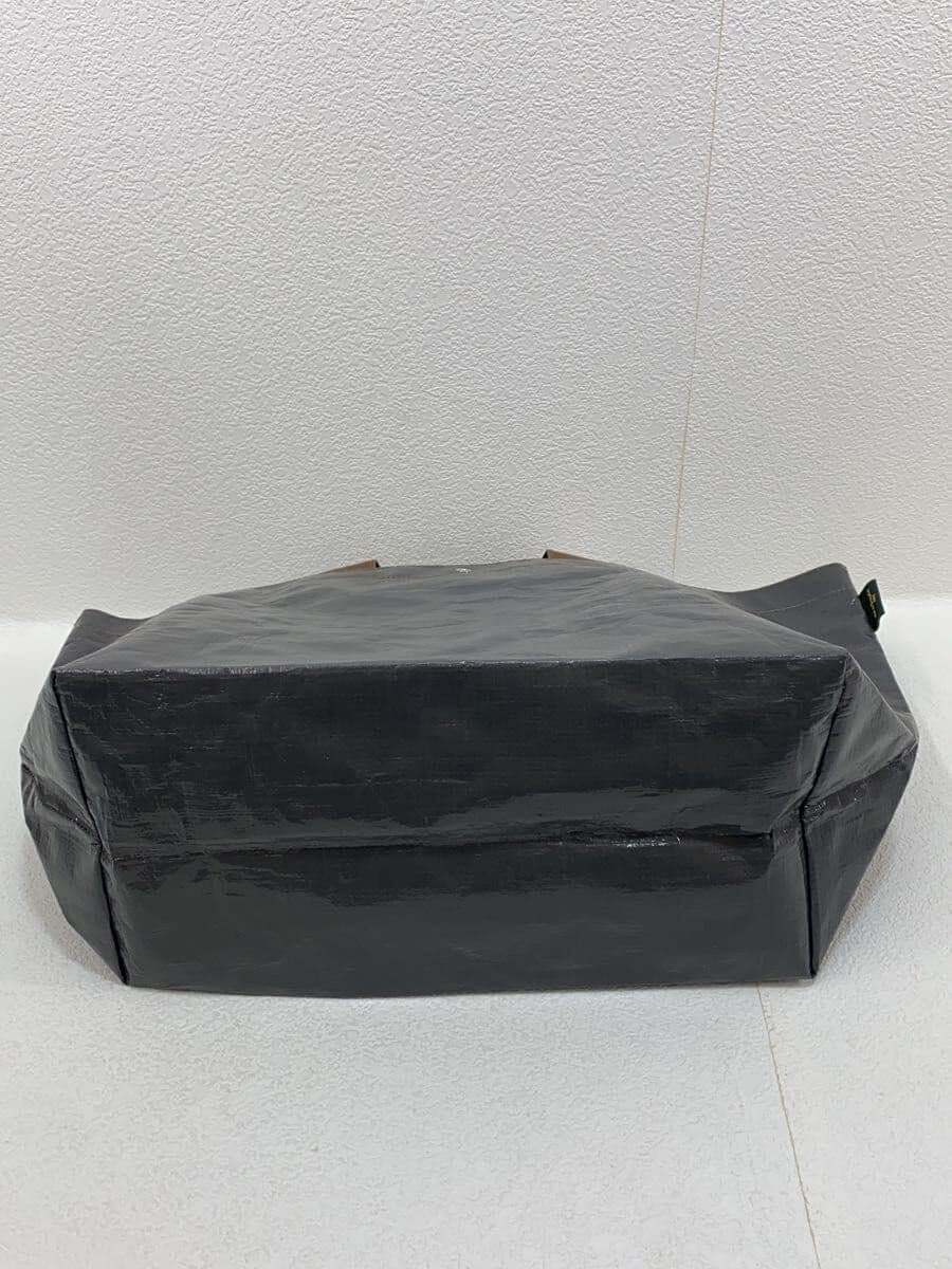 Herve Chapelier With Tag Marche Shoulder Bag L Boat Shape Tote GRY Solid 4014PP 4