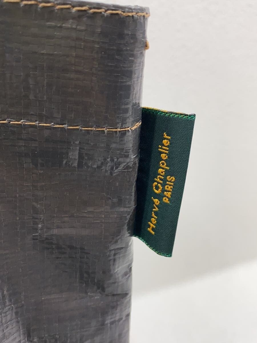 Herve Chapelier With Tag Marche Shoulder Bag L Boat Shape Tote GRY Solid 4014PP 5