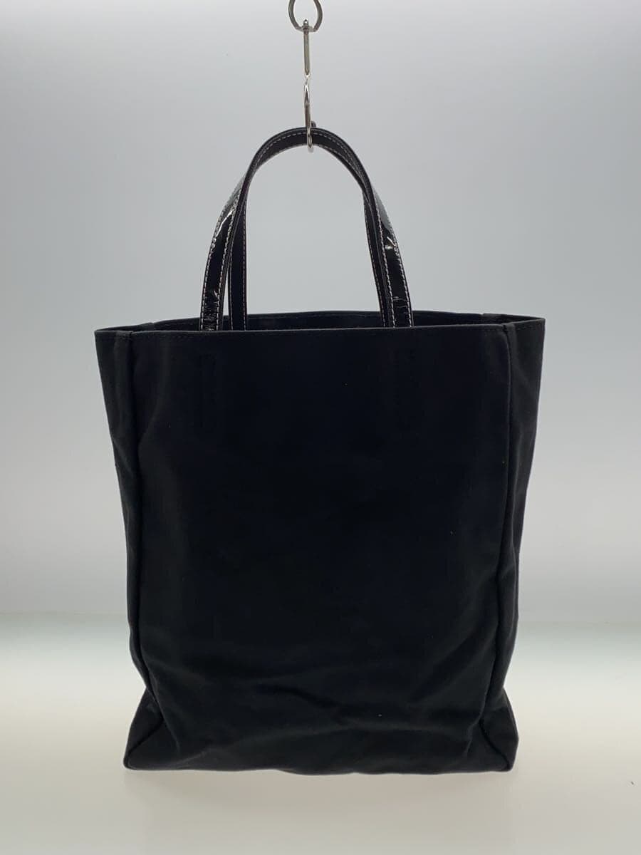 TEMBEA Front Logo Tote Bag Canvas BLK 3