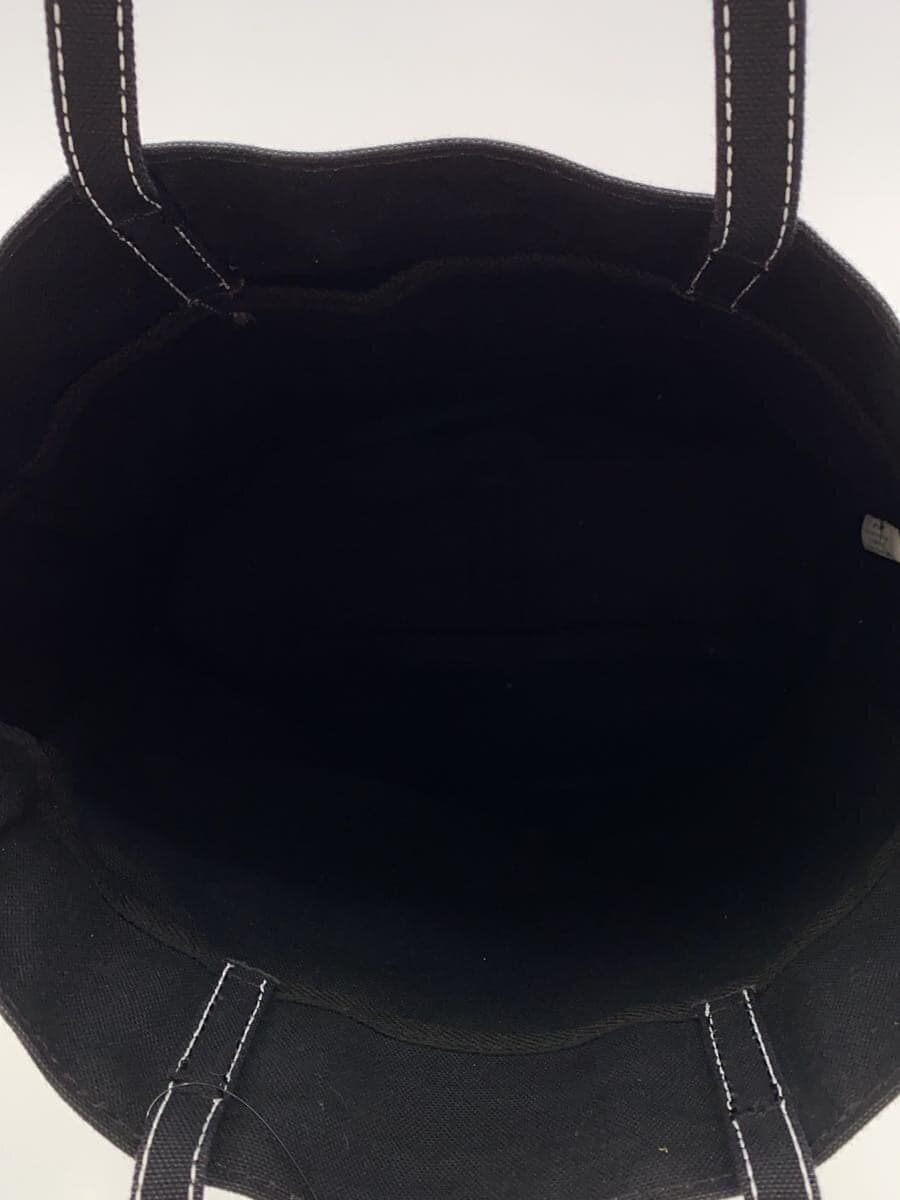 TEMBEA Front Logo Tote Bag Canvas BLK 6
