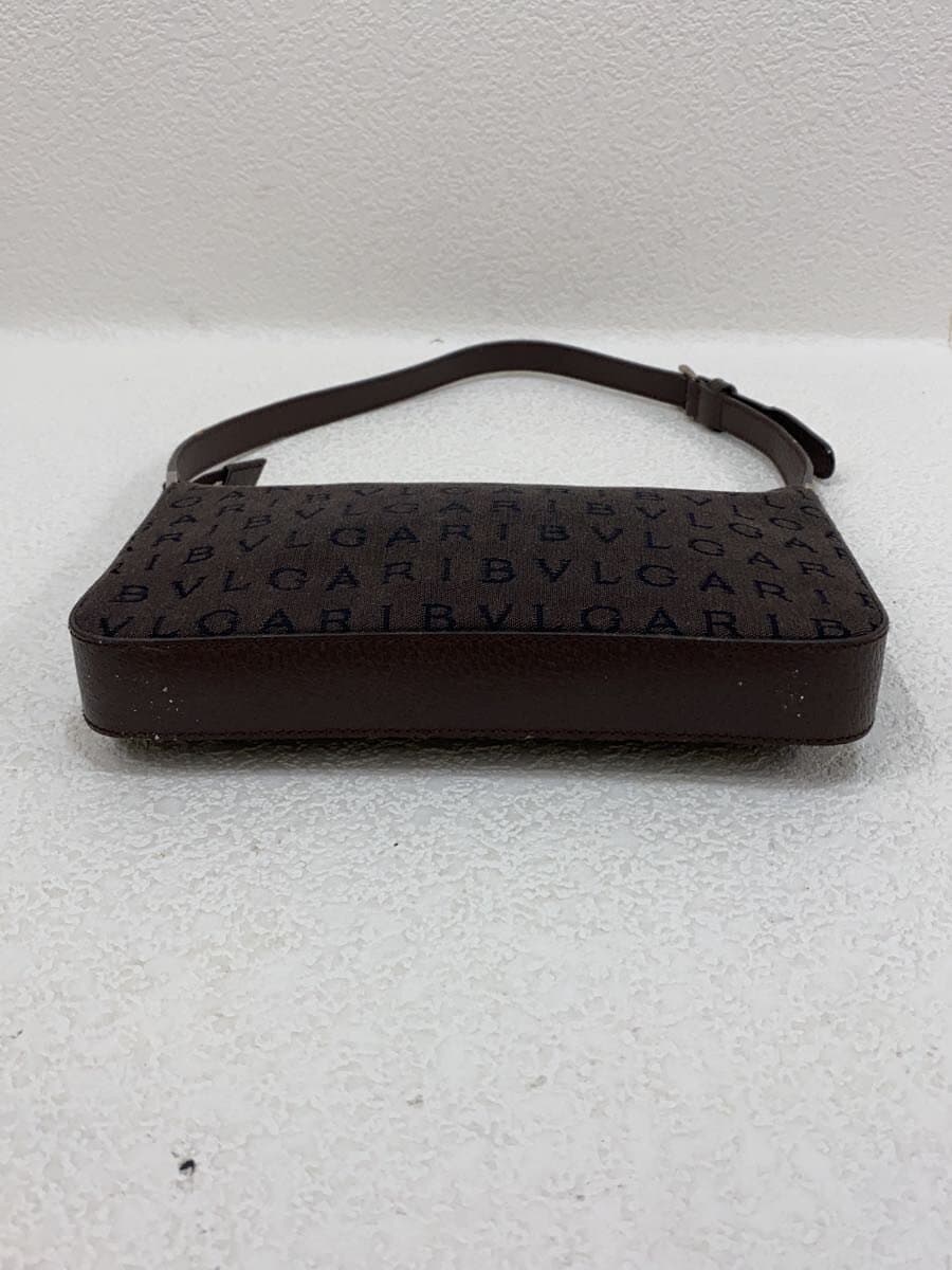 BVLGARI Handbag Canvas BRW All Over Pattern 4