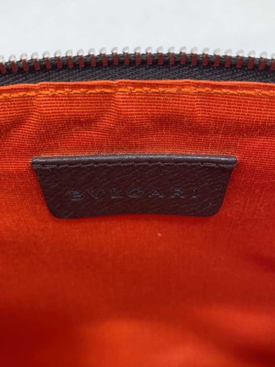 BVLGARI Handbag Canvas BRW All Over Pattern 5