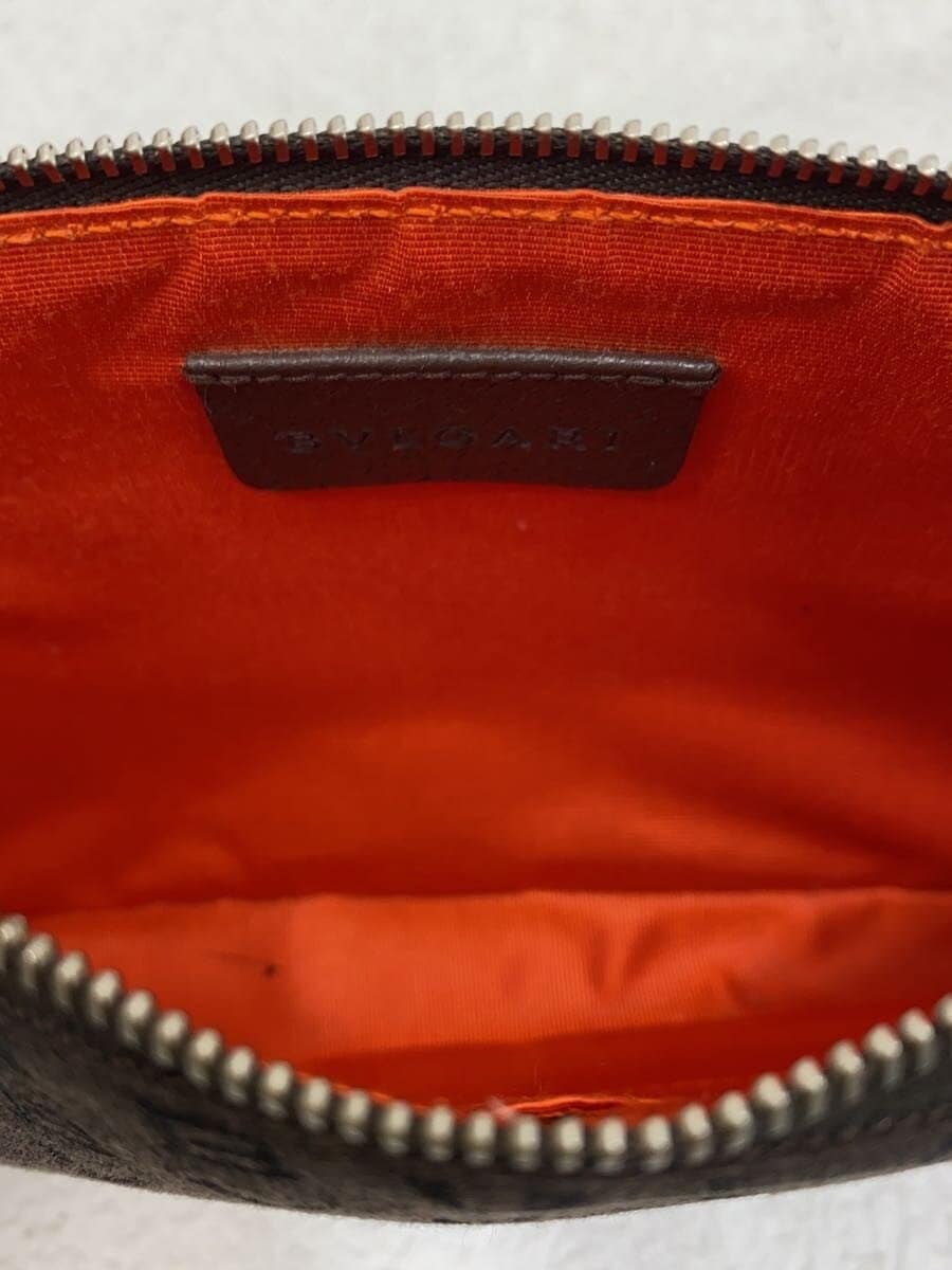 BVLGARI Handbag Canvas BRW All Over Pattern 6