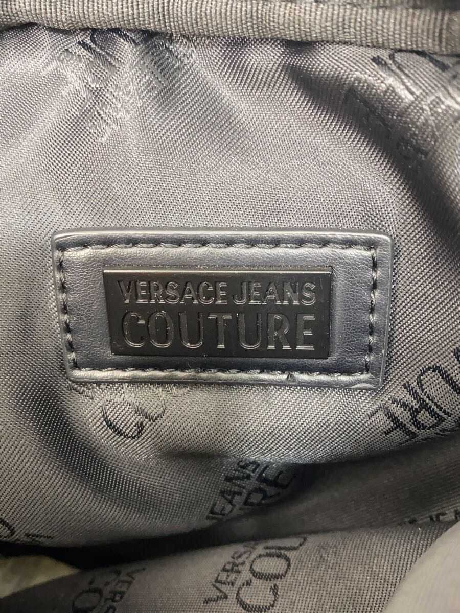 VERSACE JEANS COUTURE Shoulder Bag Nylon BLK All Over Pattern 7