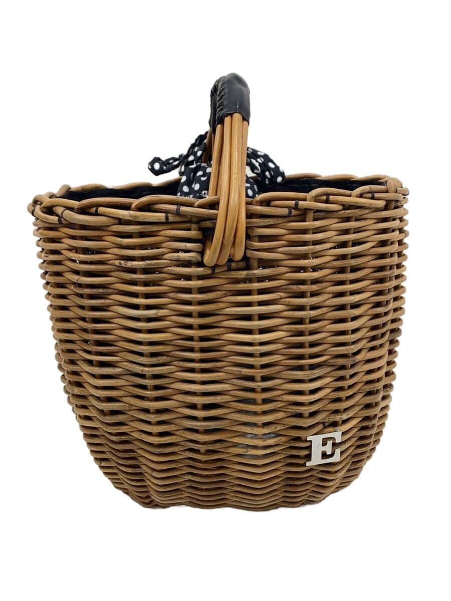 eb a gos Soft Curve Basket Move Handle Basket Bag BEG Solid
