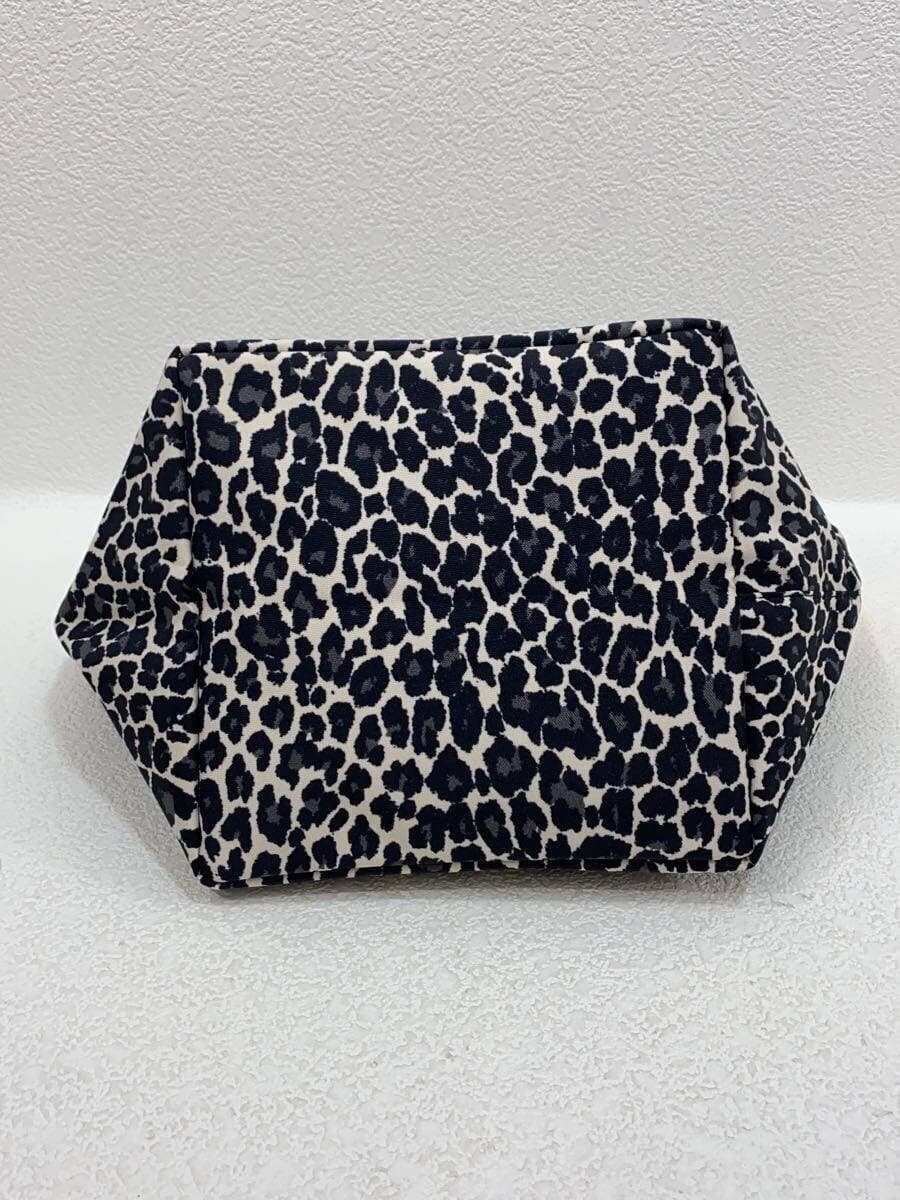 Herve Chapelier Panther Brown Silver Made to Order Tote Bag BEG All Over Pattern 5