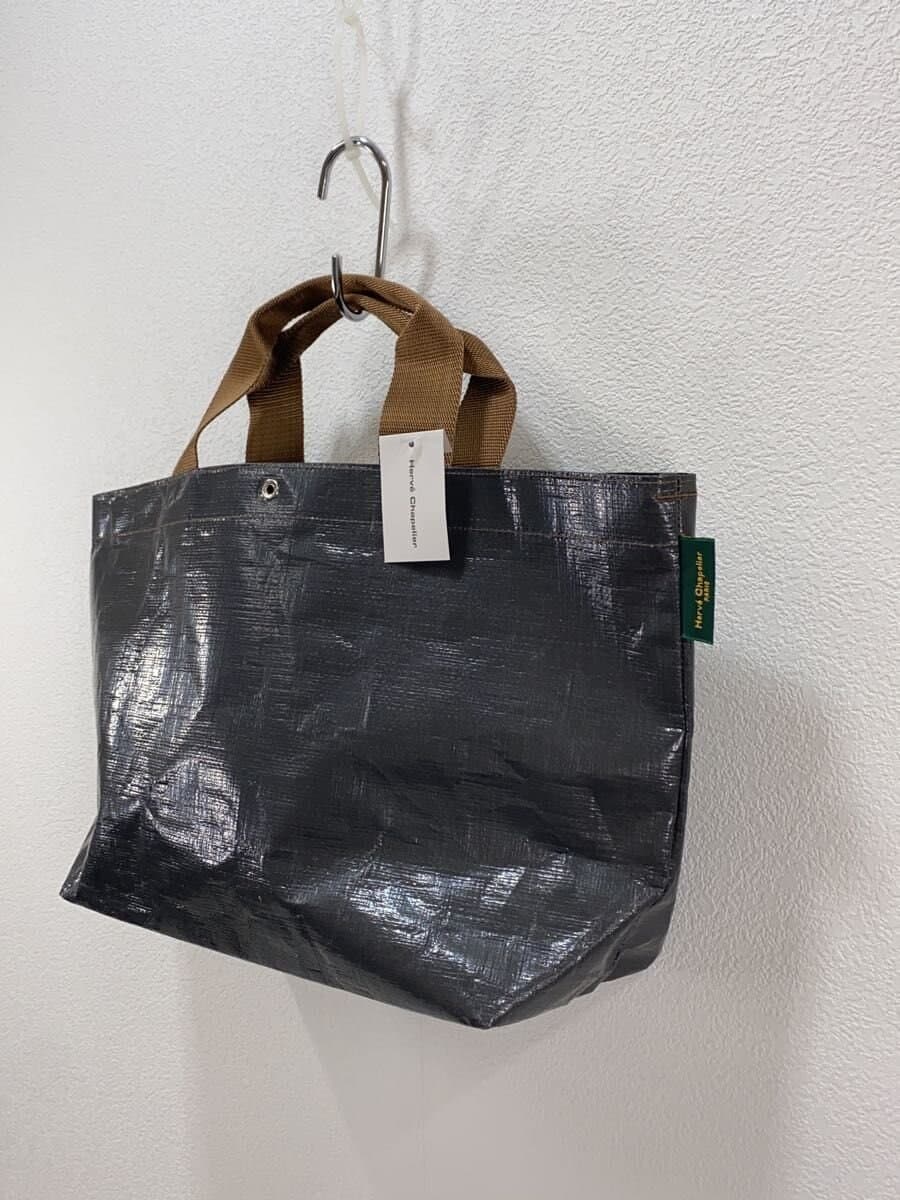 Herve Chapelier With Tag Marche Bag M Tote Bag GRY Solid 2012PP 3