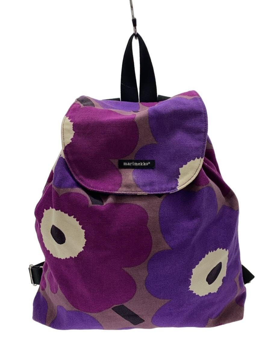 Marimekko backpack Cotton PUP All-over pattern Condition considered