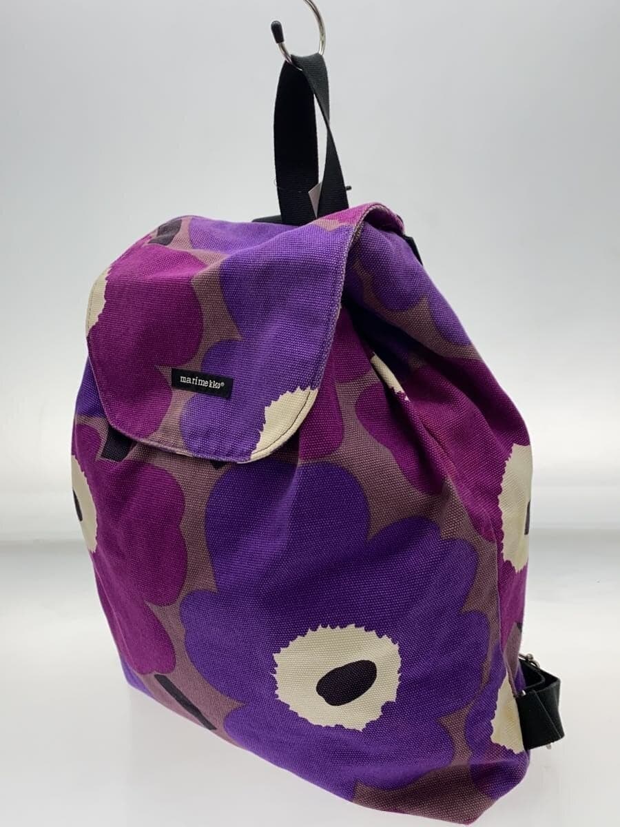 Marimekko backpack Cotton PUP All-over pattern Condition considered 2