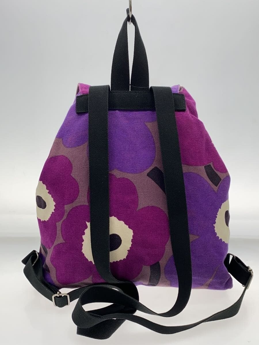 Marimekko backpack Cotton PUP All-over pattern Condition considered 3