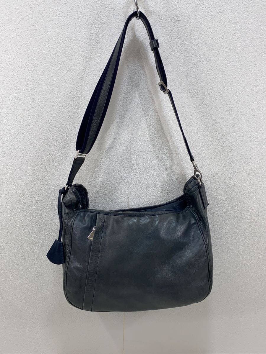 aniary Shoulder Bag Leather BLU 3