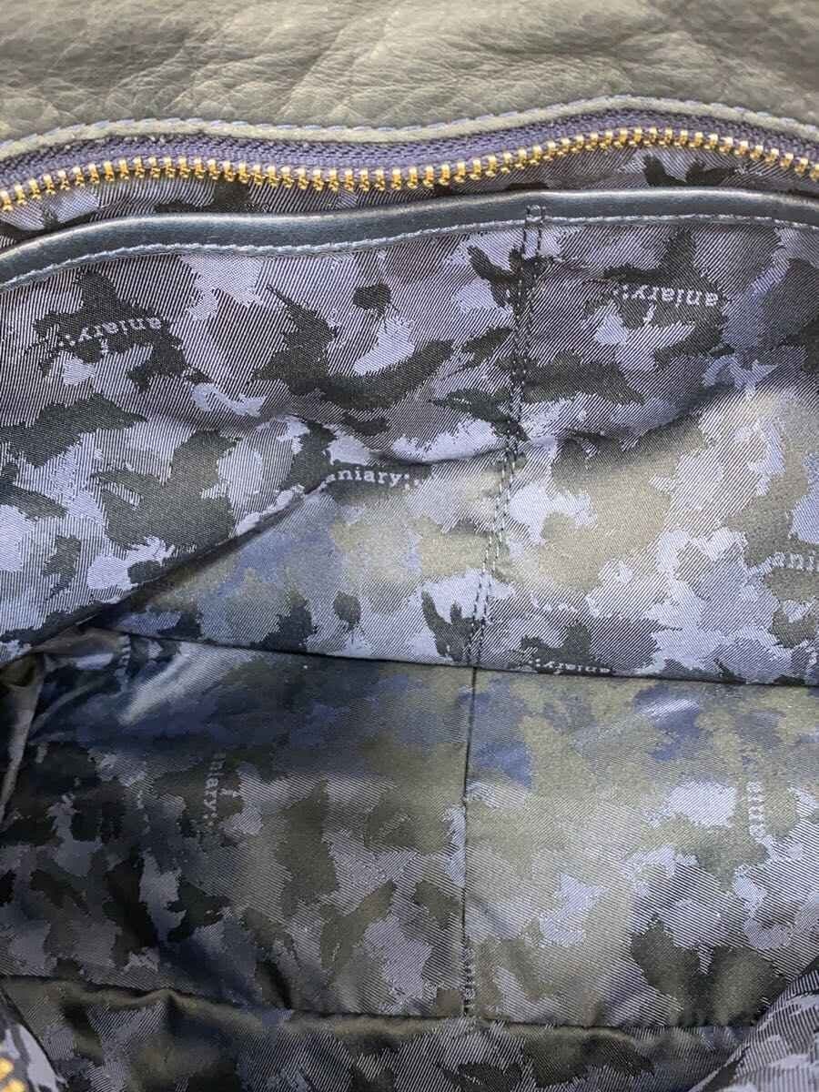 aniary Shoulder Bag Leather BLU 6