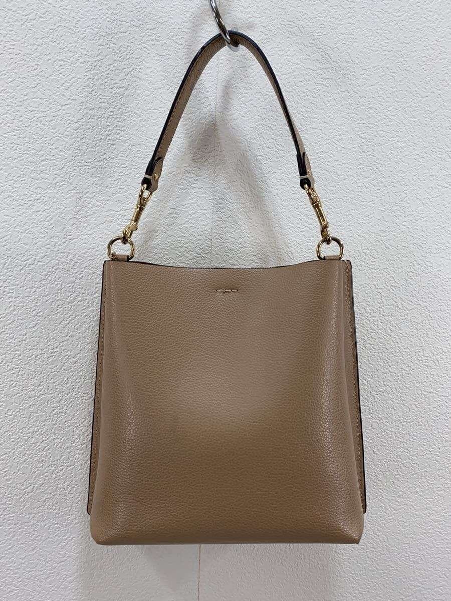 COACH Molly Bucket Bag 22 Leather BEG Solid 3