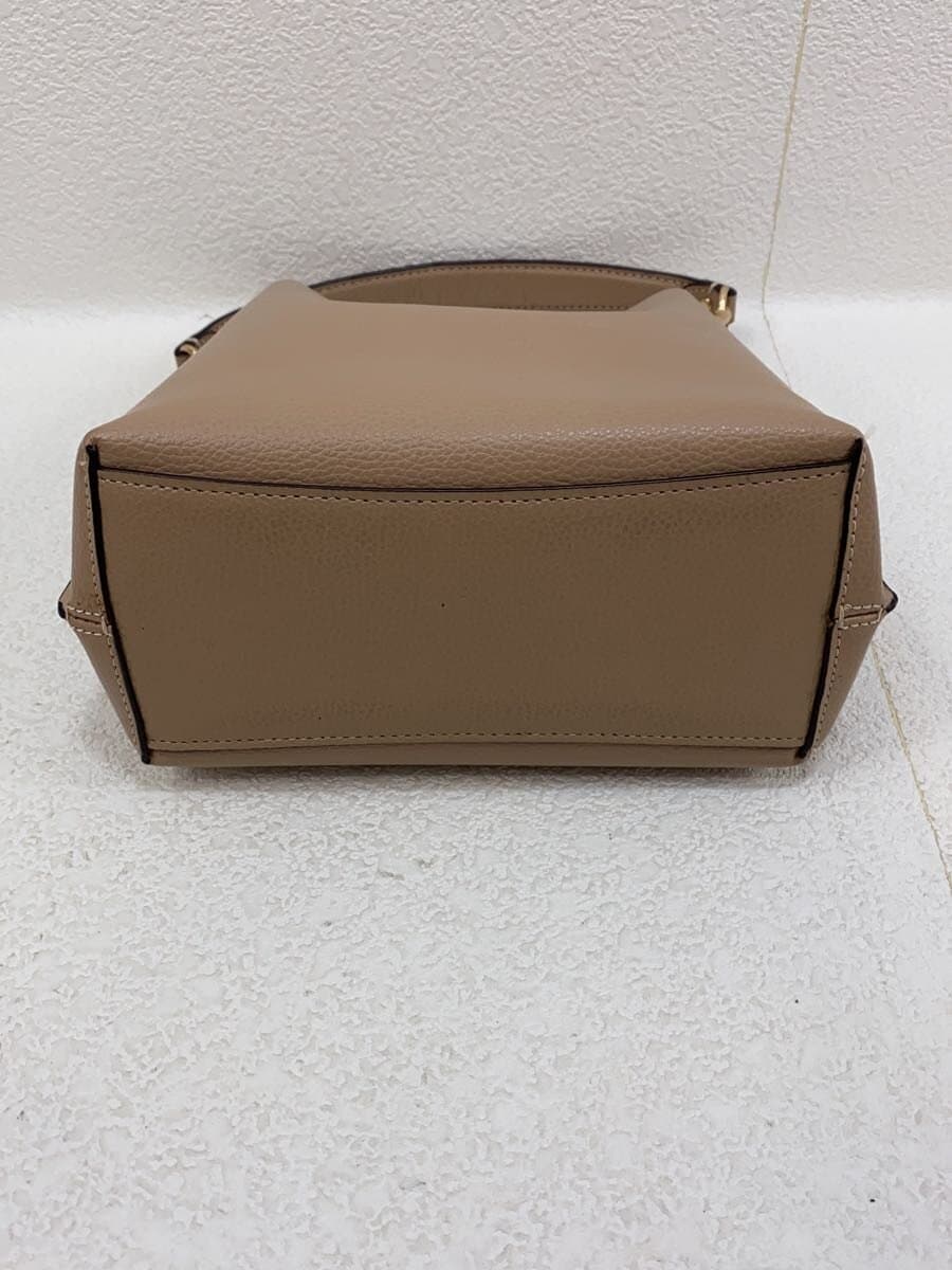 COACH Molly Bucket Bag 22 Leather BEG Solid 4