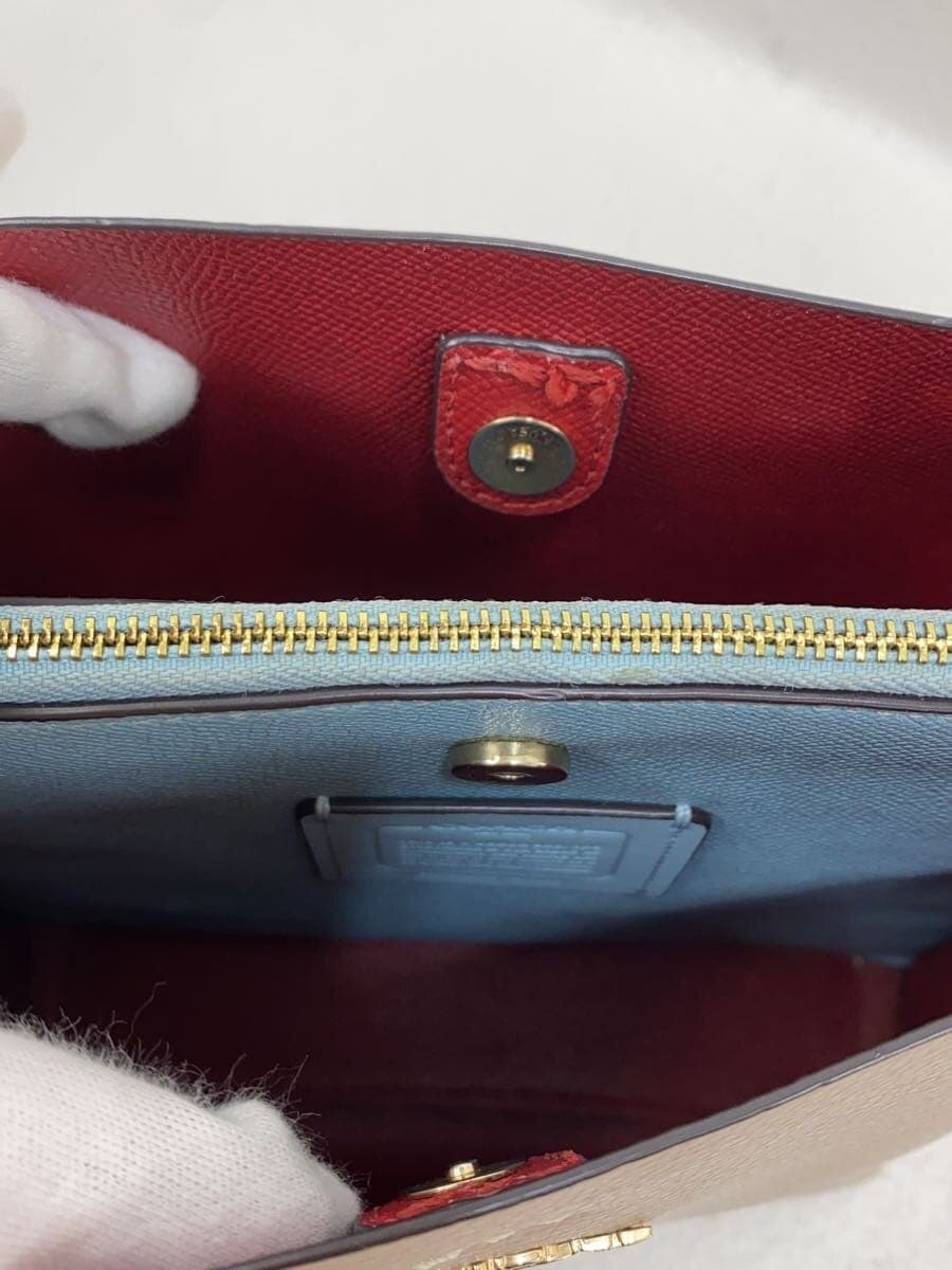 COACH Molly Bucket Bag 22 Leather BEG Solid 6