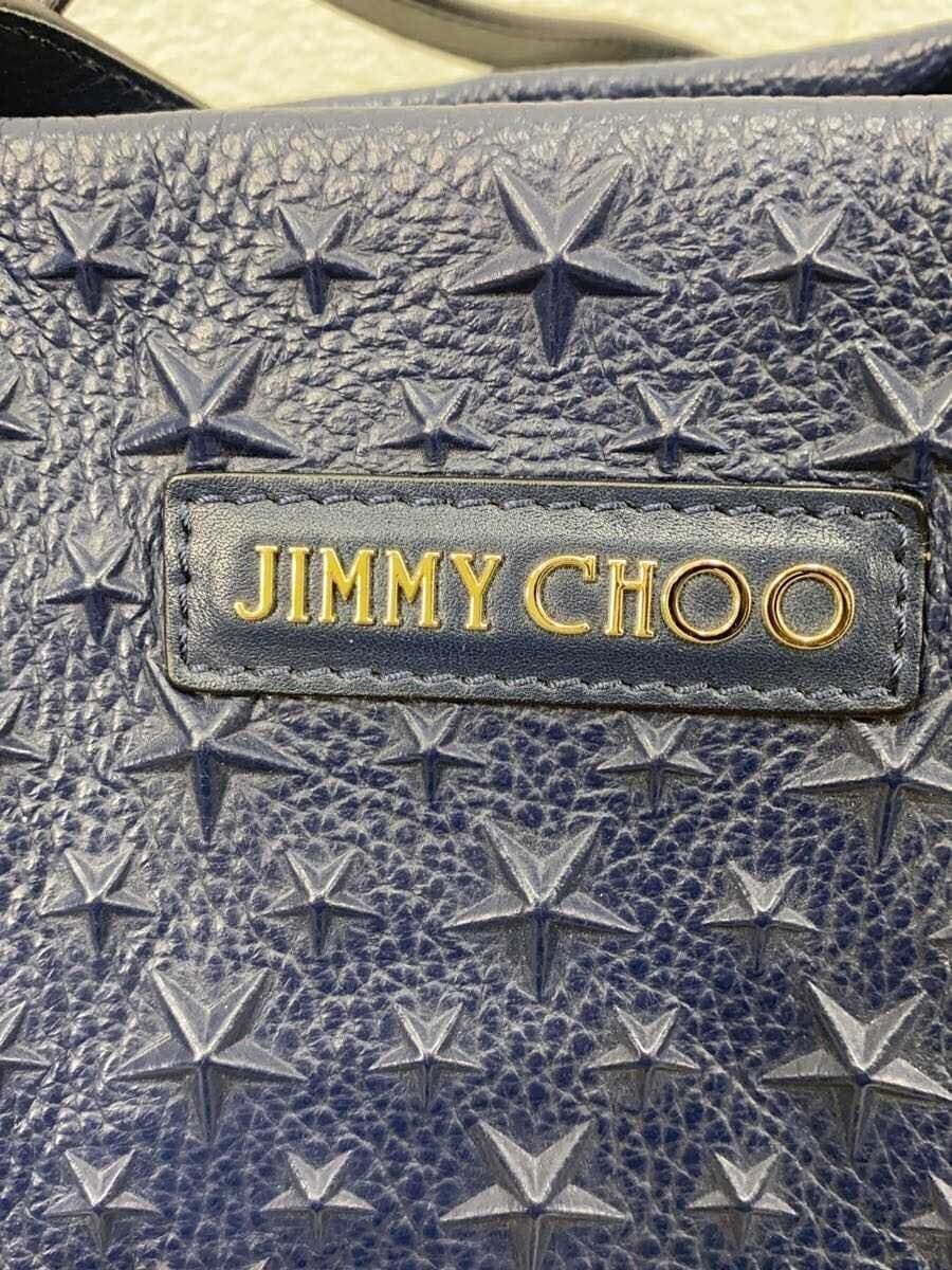 JIMMY CHOO bag leather blue 5