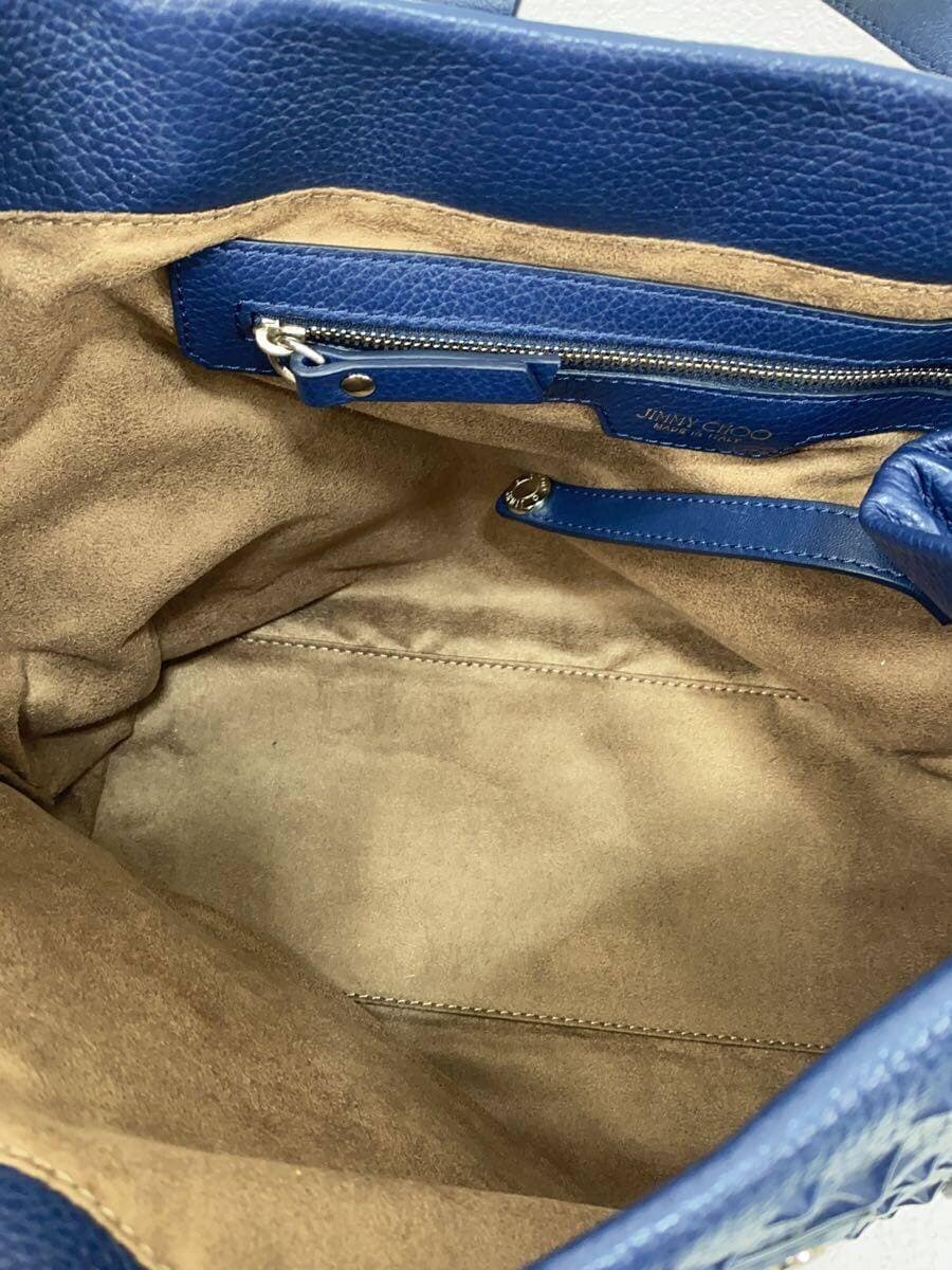 JIMMY CHOO bag leather blue 6