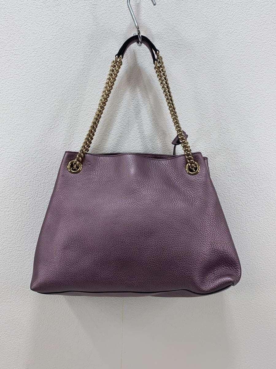 GUCCI Chain Tote Bag Soho Leather PNK 308982 AB80G 6812 3