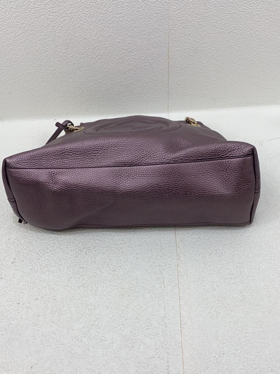 GUCCI Chain Tote Bag Soho Leather PNK 308982 AB80G 6812 4