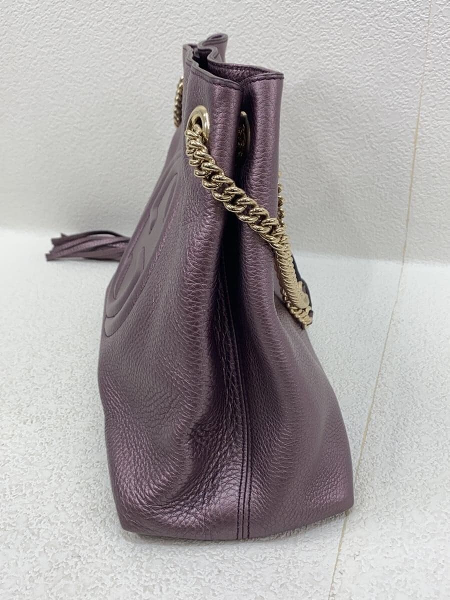 GUCCI Chain Tote Bag Soho Leather PNK 308982 AB80G 6812 8