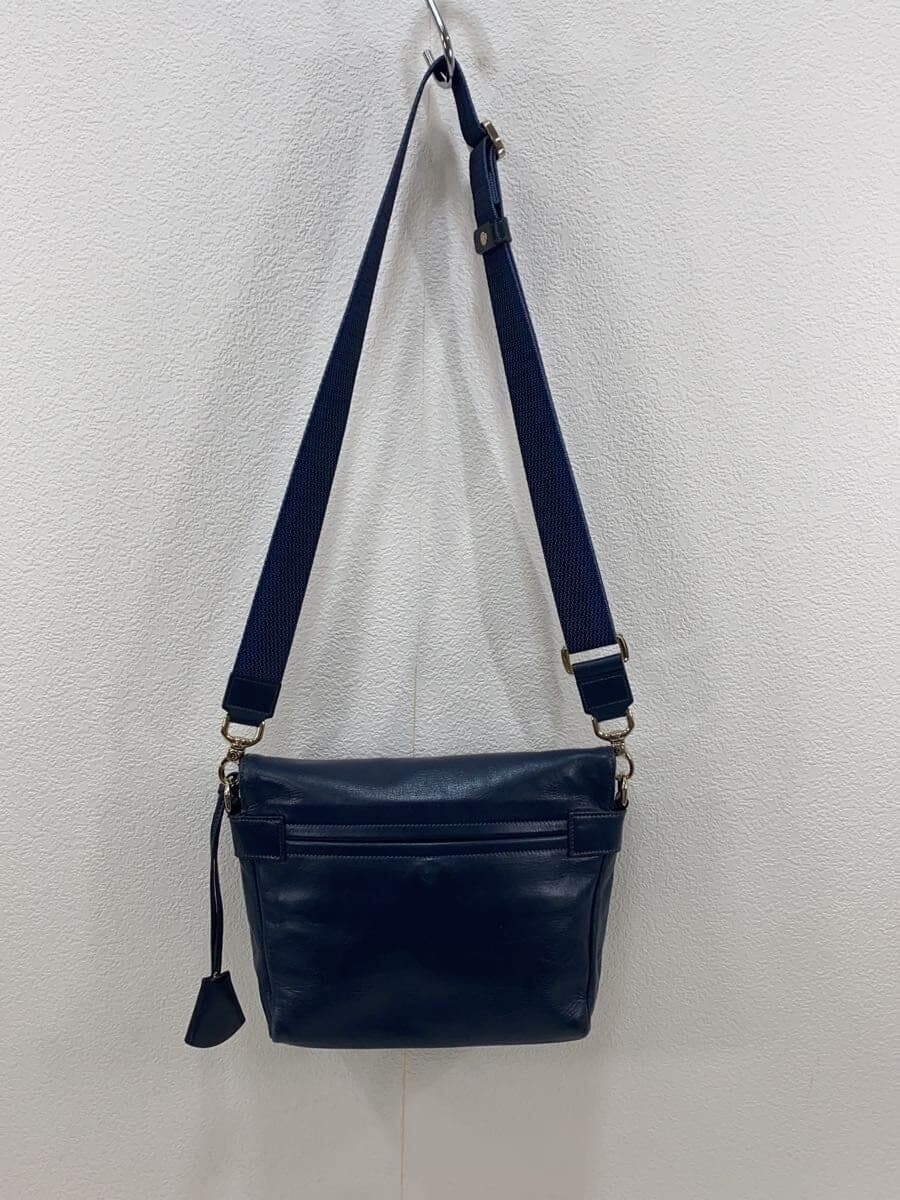 aniary Shoulder Bag Leather Navy 3